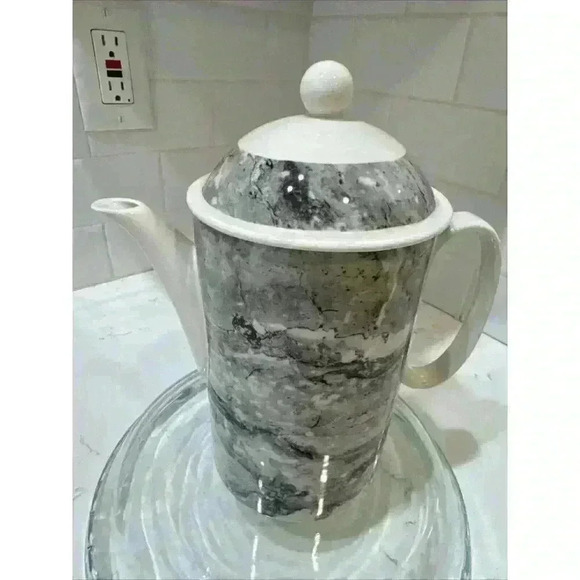 RAVENNA Villeroy & Boch Coffee/Tea Pot 7.5" tall made in Luxembourg Pre-Owned - Picture 3 of 12